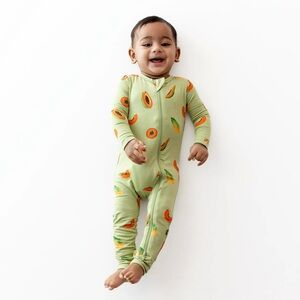 Kyte Baby Zip Romper Papaya 6-12 NIB